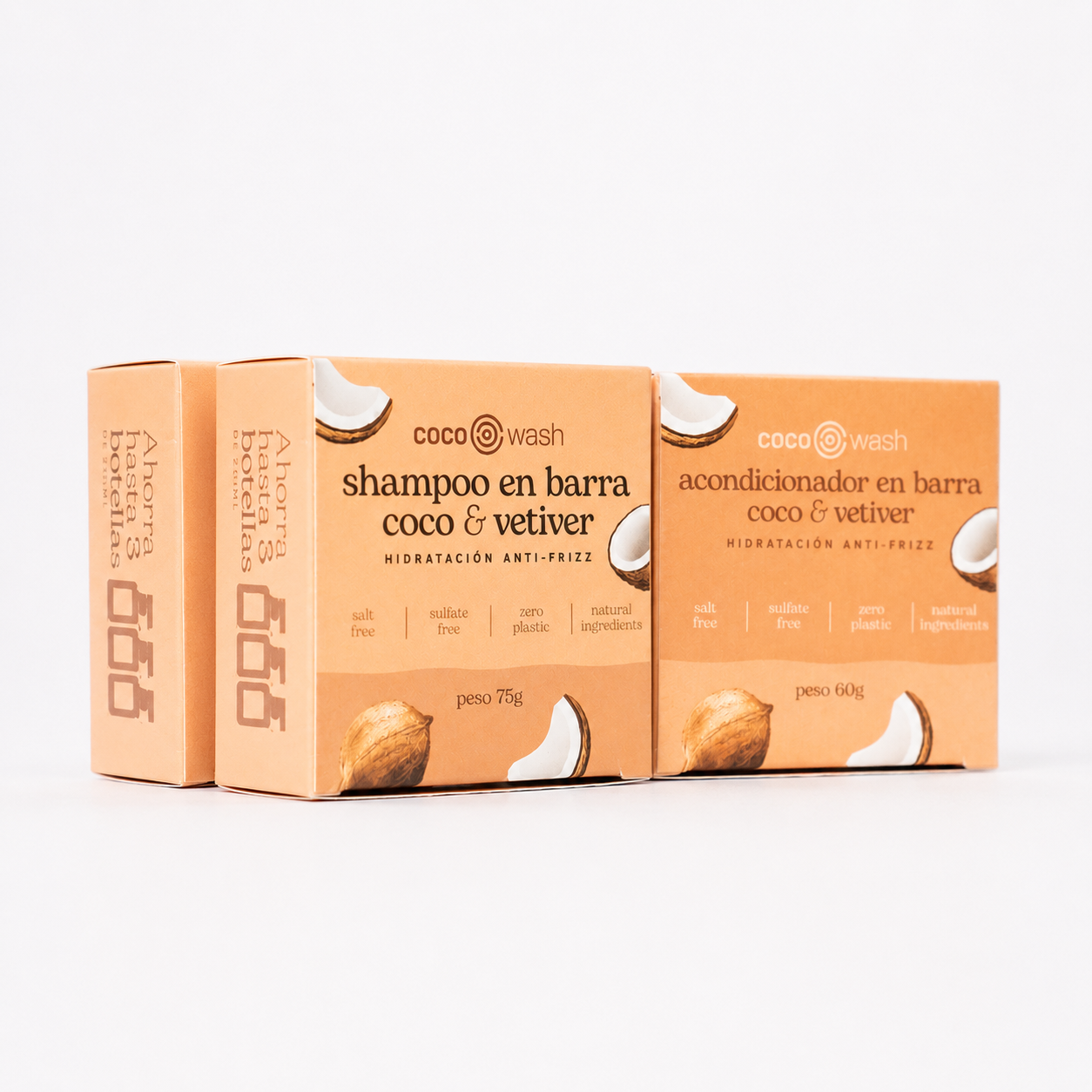 Two pack shampoo y acondicionador Coco & Vetiver