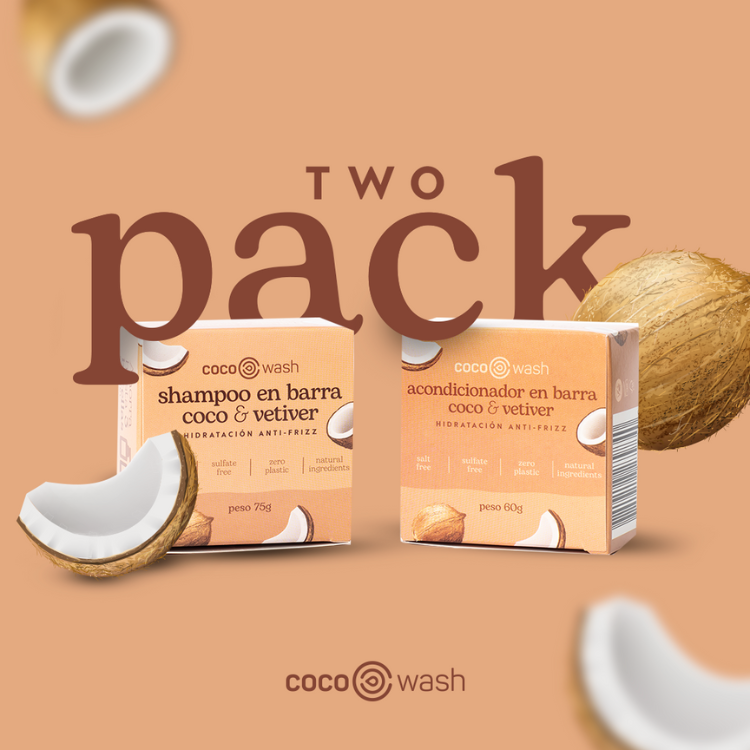 Two pack shampoo y acondicionador Coco & Vetiver