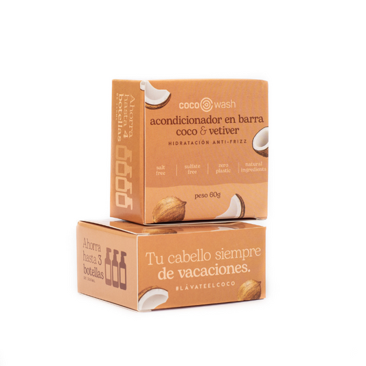 Acondicionador en barra de Coco y Vetiver