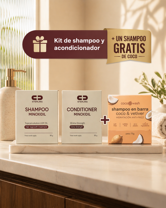 Shampoo y Acondicionador de Minoxidil