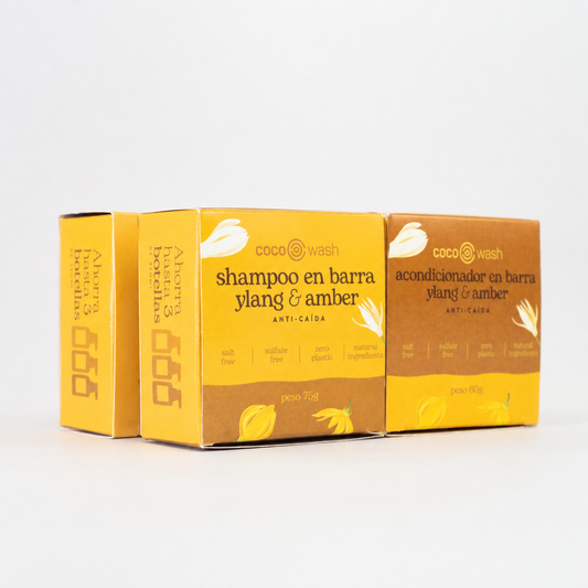 Two pack shampoo y acondicionador Ylang & Amber