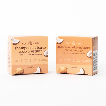 Two pack shampoo y acondicionador Coco & Vetiver