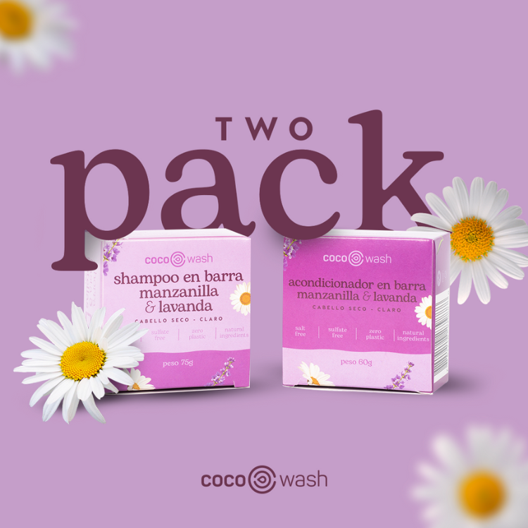 Two pack shampoo y acondicionador Manzanilla & Lavanda