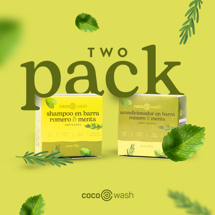 Two pack shampoo y acondicionador Romero & Menta