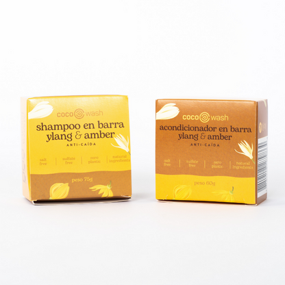 Two pack shampoo y acondicionador Ylang & Amber