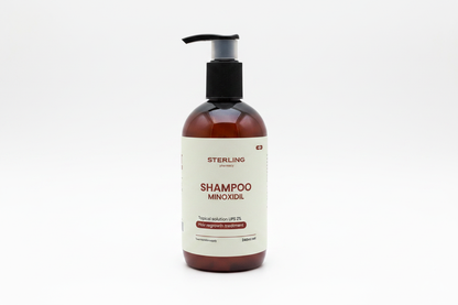Shampoo Minoxidil - Fondo Blanco