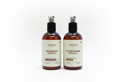 Sterling Pharmacy Minoxidil - Fondo Blanco